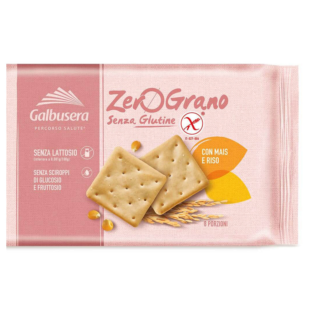 Galbusera Gluten Free ZeroGrano Crackers, 11.28oz | 320g