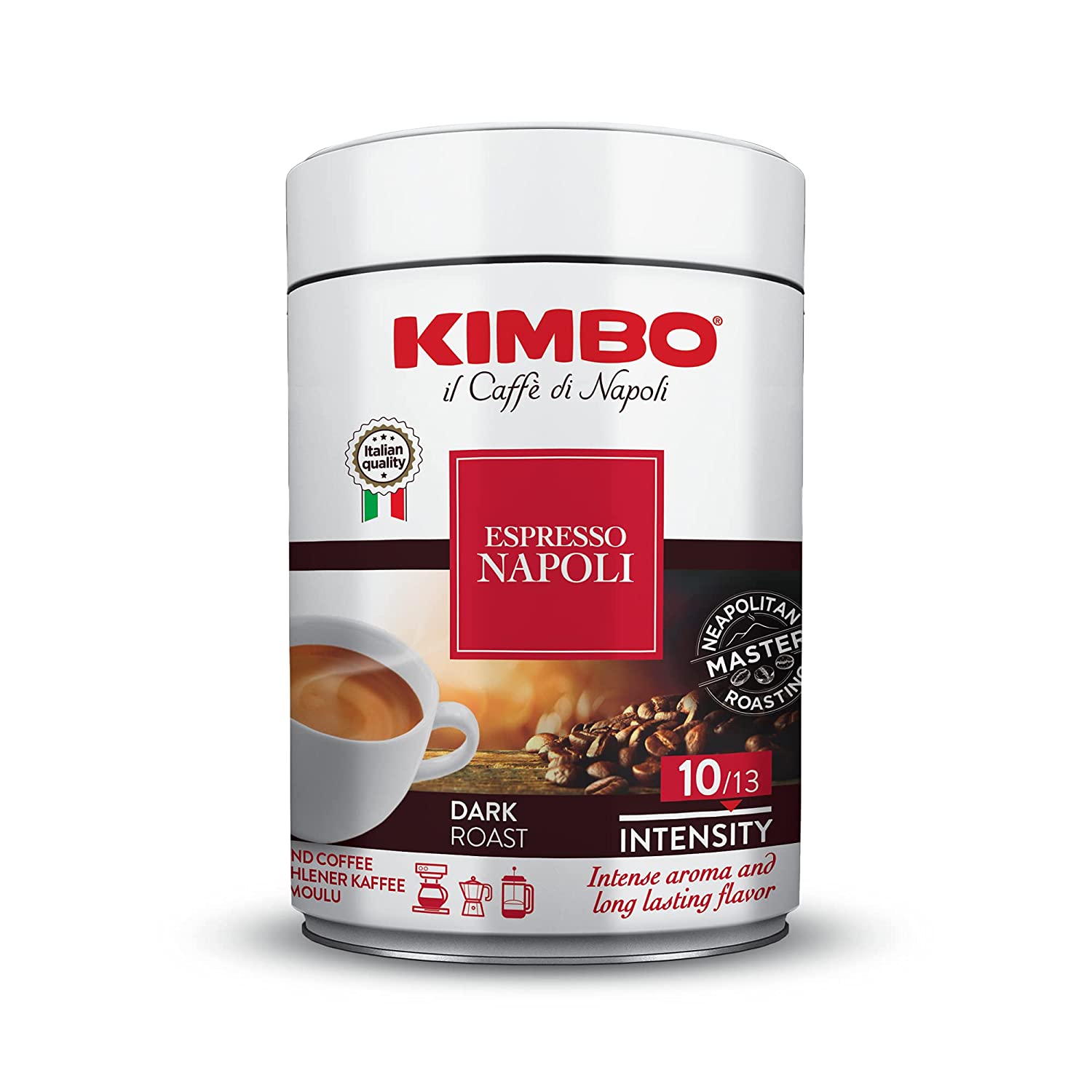 Caffe Kimbo Espresso Napoletano Ground, 250g TIN