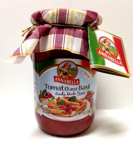 AnnaBella Tomato and Basil Sauce, 24 oz