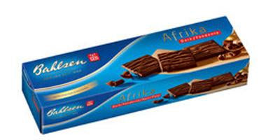 Bahlsen Afrika Wafers Coverd in Dark Chocolate, 130g