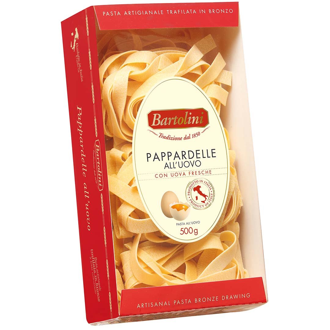 Bartolini Pappardelle Egg Pasta, 17.6 oz - 500g