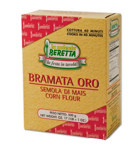 La Polenta Beretta Bramata Oro Semola Di Mais 17 Oz