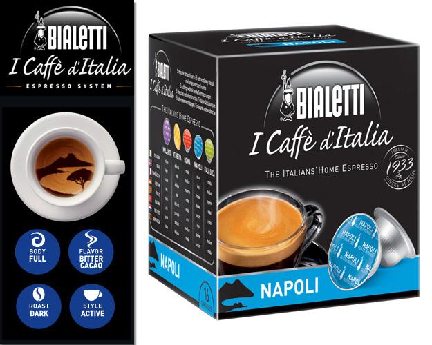 Bialetti "Napoli" for Mini Express Machine, 16 Capsules