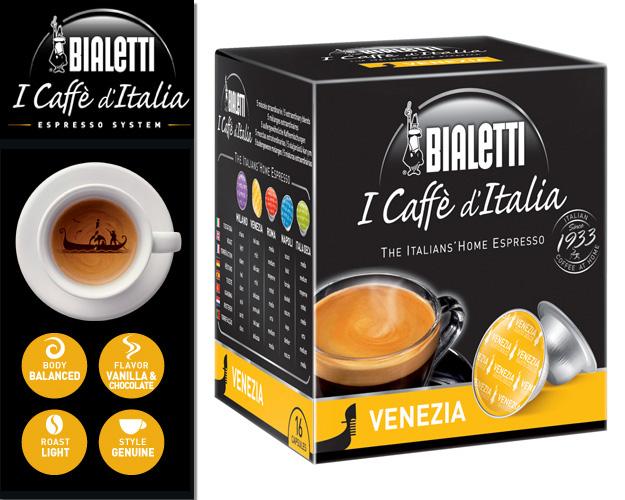 Bialetti "Venezia" for Mini Express Machine, 16 Capsules