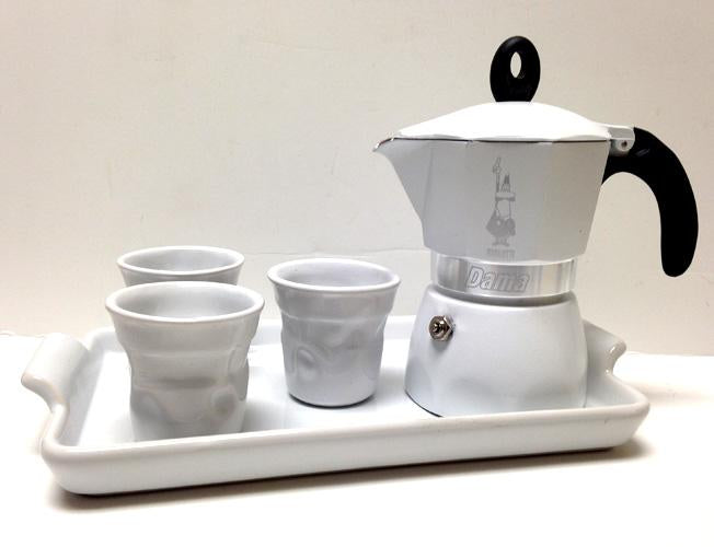 Bialetti Dama Expresso Set - White