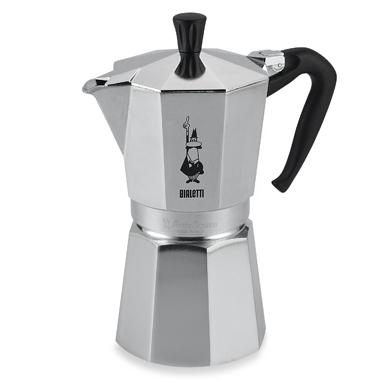 Tebru Stainless Steel Moka Pot Stovetop Espresso Coffee Maker with Safety Valve 4 Cups, Stainless Steel Espresso Maker,Moka Pot, Silver