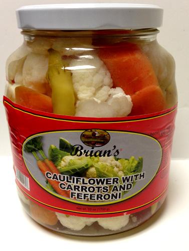 Brian's Cauliflower with Carrots and Feferoni, 1700g