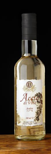 Calvi White Wine Vinegar 16.9 FL. oz. Bottle