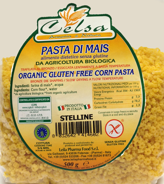 Celsa Stelline Organic Gluten Free