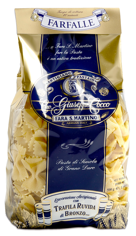 Giuseppe Cocco Farfalle #A31, 500g (17.6 oz)