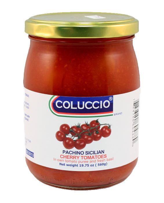 Coluccio Pachino Sicilian Cherry Tomatoes 19.75oz Glass Jar
