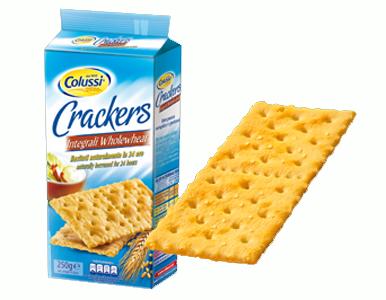 Colussi Crackers Whole Wheat, 250g