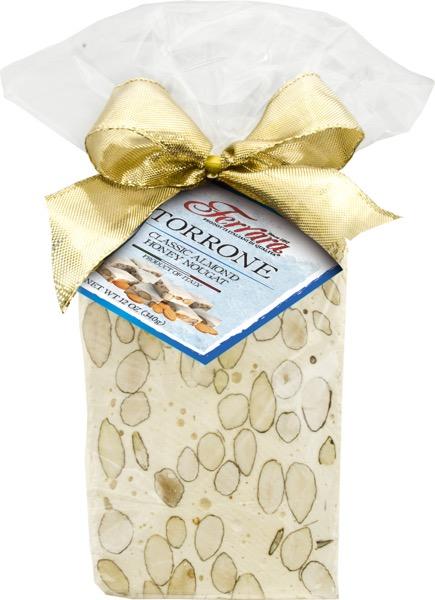 Ferrara Hard Torrone Gift Wrapped Block, 12oz