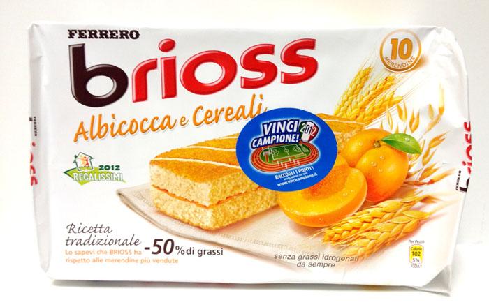 Ferrero Brioss Apricot (Albicocca e Cereali) 280g 10 Pieces