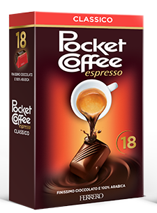 Ferrero Pocket Coffee Espresso, 18 Pack 225g