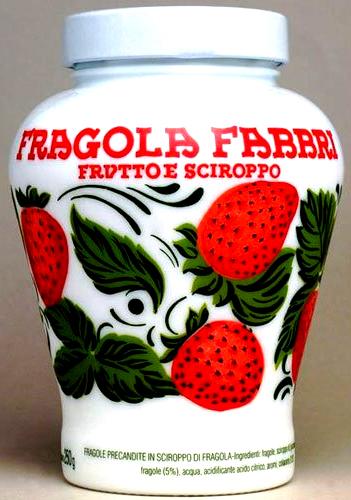Fragola Fabbri Strawberry Fruit and Syrup