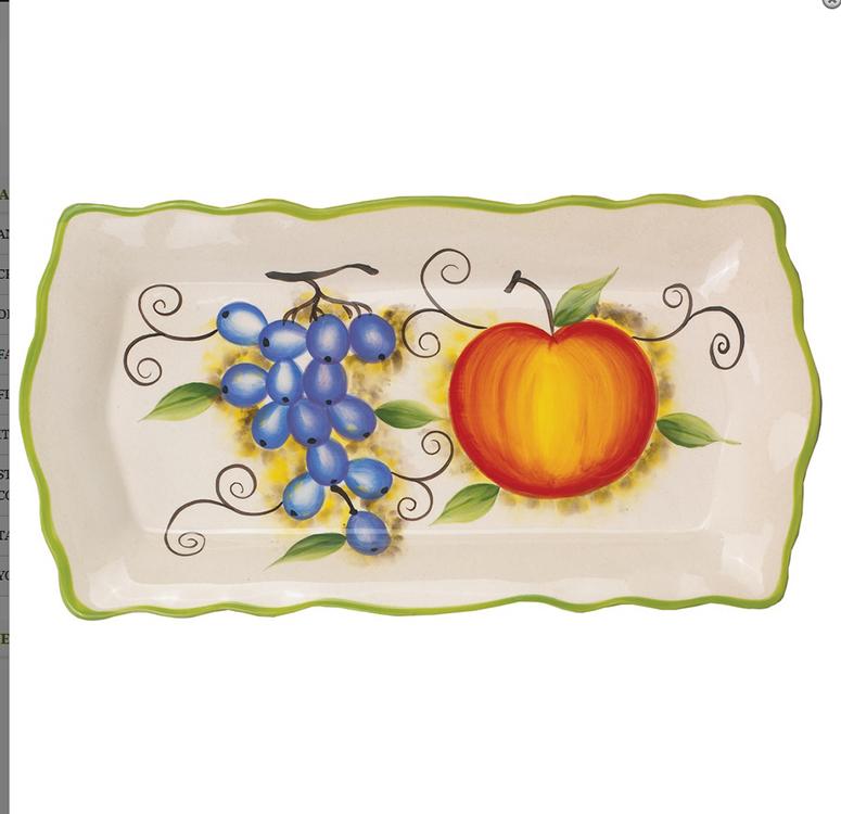 Fruit Rectangular 15" Platter