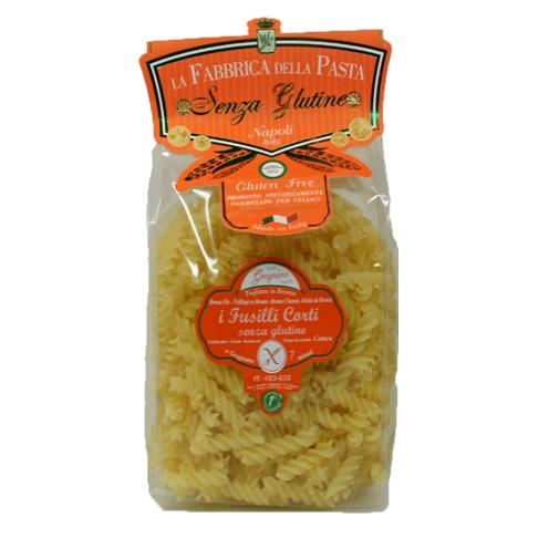 La Fabbrica Della Pasta Gluten Free Short Fusilli, 17.6 oz | 500g