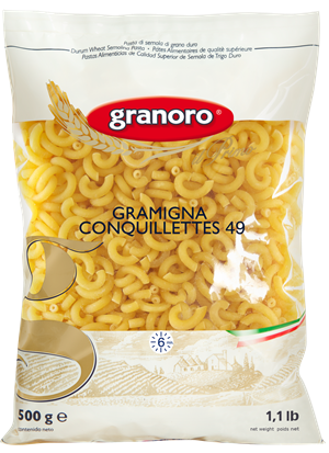 Granoro Elbows (Gramigna Coquillettes) Pasta #49, 1lb