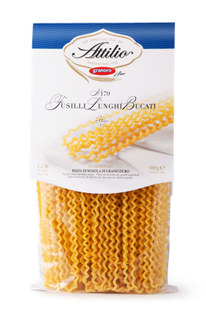 Granoro Attilio Fusilli Lunghi Bucati Pasta #179, 1.1lb