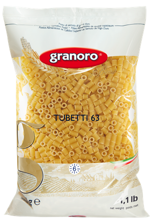 Granoro Tubetti Pasta  #63, 1lb