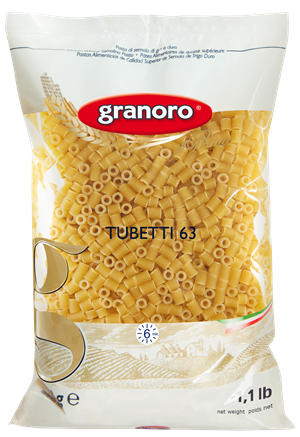 Granoro Tubetti Pasta #63, 1lb