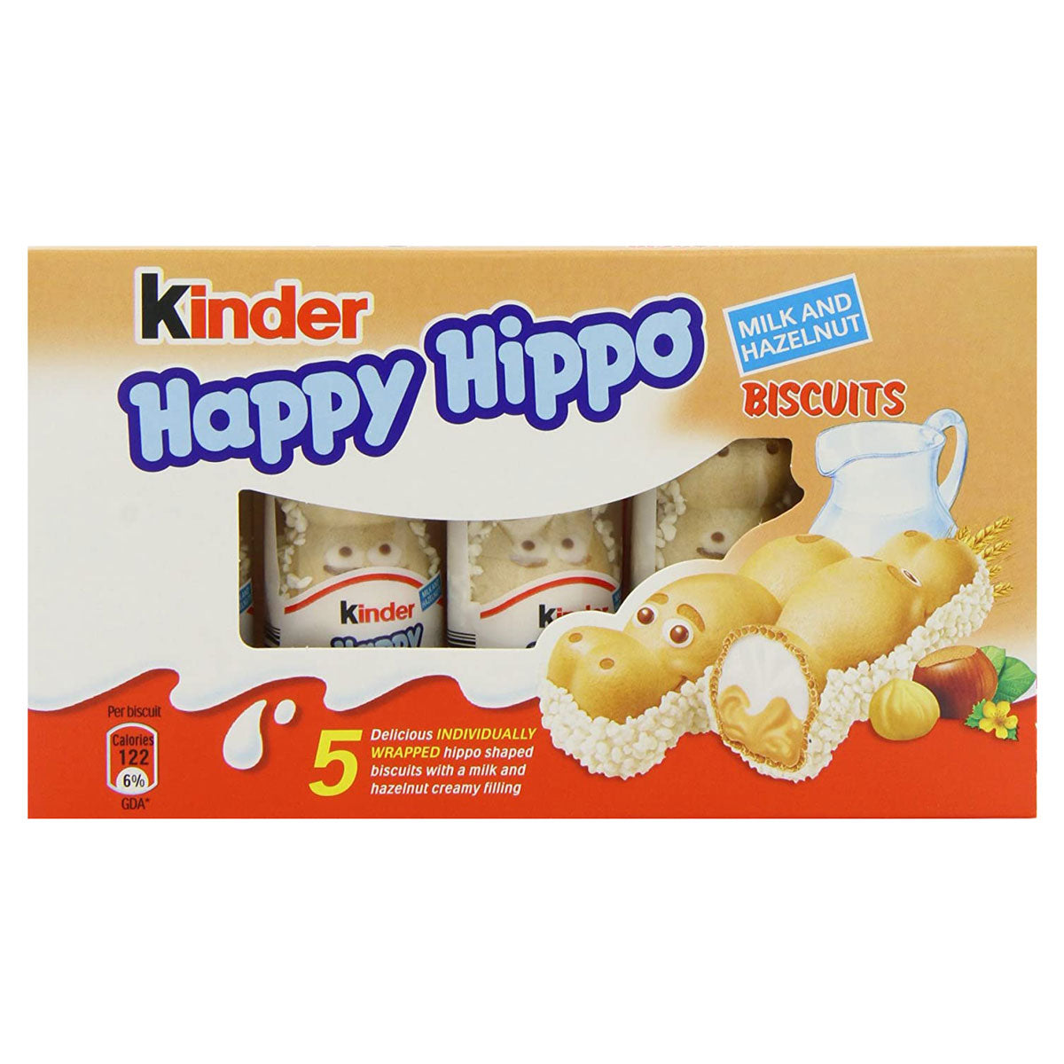 Kinder Happy Hippo Hazelnut, 103.5g | 3.6 oz