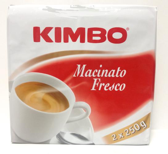 Kimbo Macinato Fresco 2x250g Brick