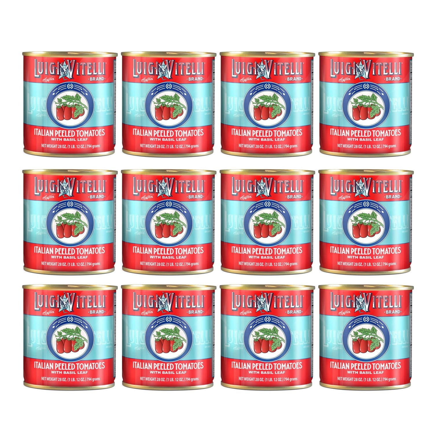 Luigi Vitelli Italian Plum Tomatoes, 1 lb 12 oz. | 28 oz Can