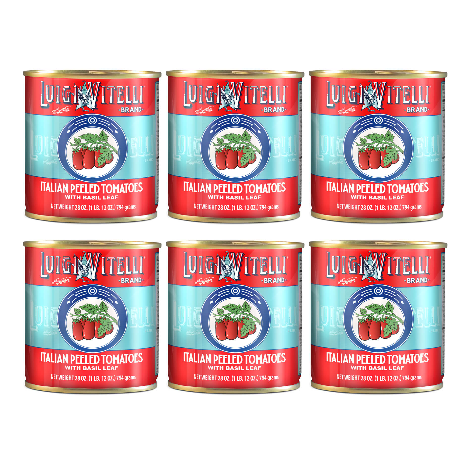 Luigi Vitelli Italian Plum Tomatoes, 1 lb 12 oz. | 28 oz Can