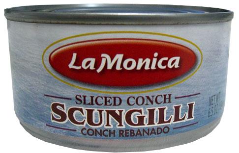 LaMonica Scungilli Sliced Conch, 6.5 OZ. Can