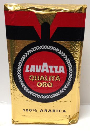 LavAzza Qualita Oro 100% Arabica Ground Coffee, 250g