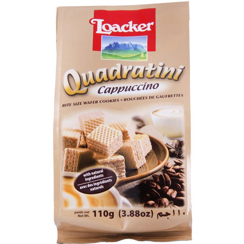 Loacker Quadratini Bite Size, Cappuccino 250g