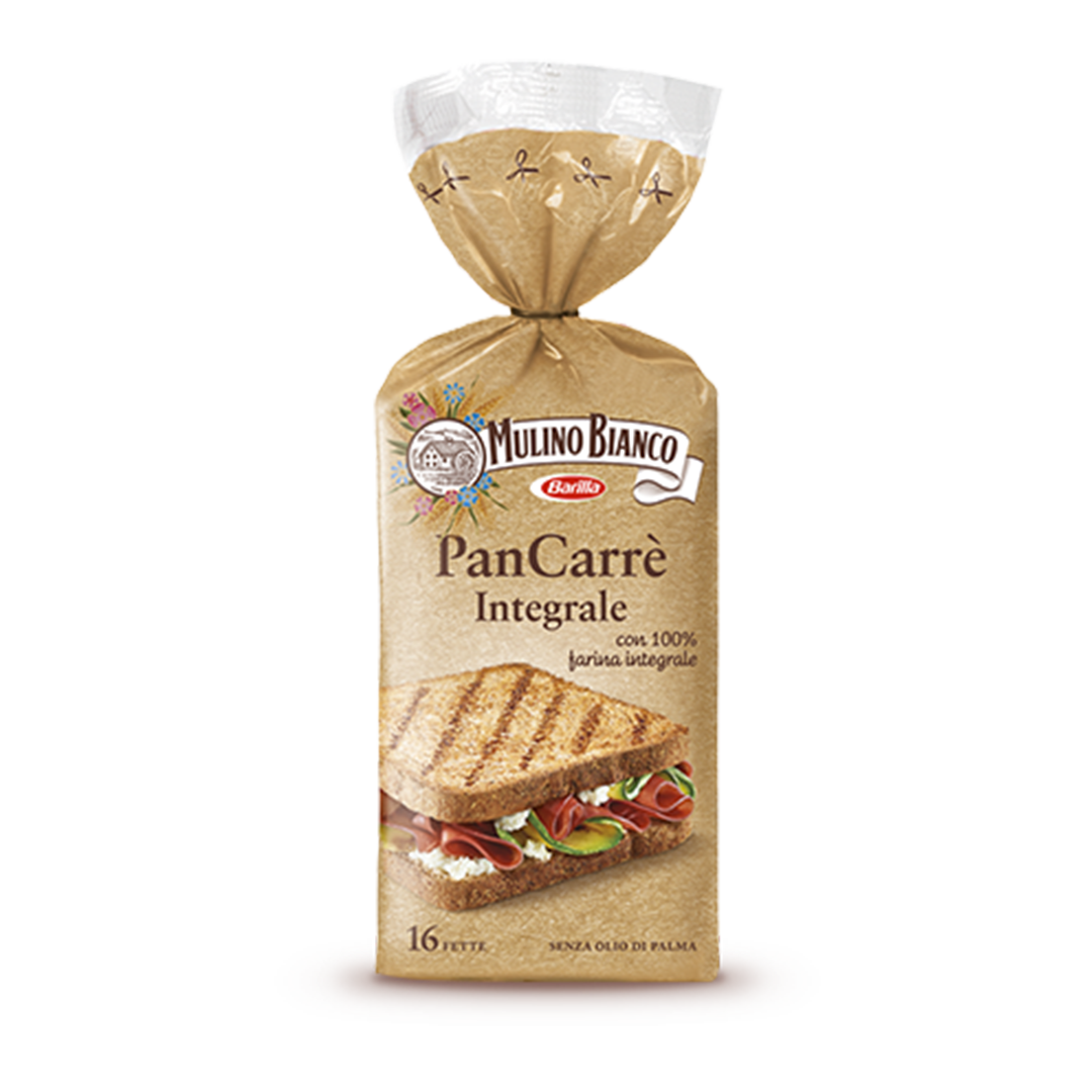 Mulino Bianco PanCarre Whole Wheat (Intergrale), 16 pc