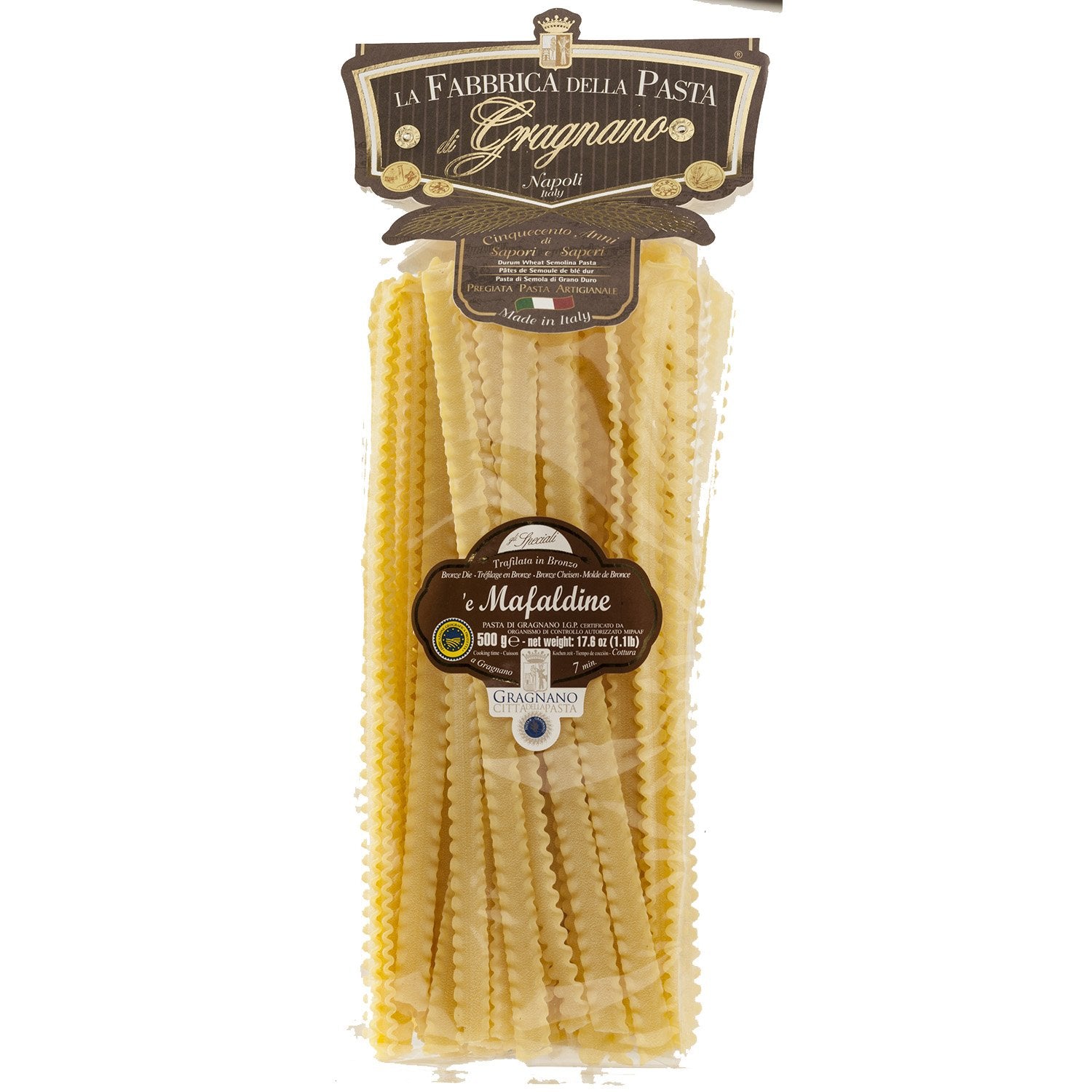 La Fabbrica Della Pasta 'e Mafaldine, #05, 17.6 oz | 500gr