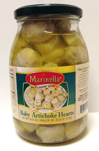 Marinella Baby Artichoke Hearts 40 count, 34.42 oz
