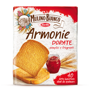 Mulino Bianco Armonie Dorate Toast 315g