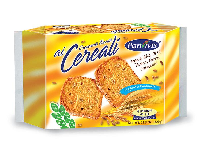 Panvivis Cereali (Cereals rusks) Multigrain Toast 11.3 OZ