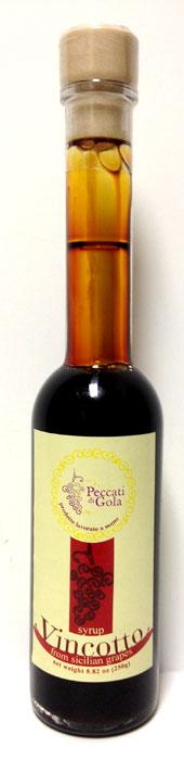 Peccati di Gola Vincotto Syrup from Sicilian Grapes 8.82 oz