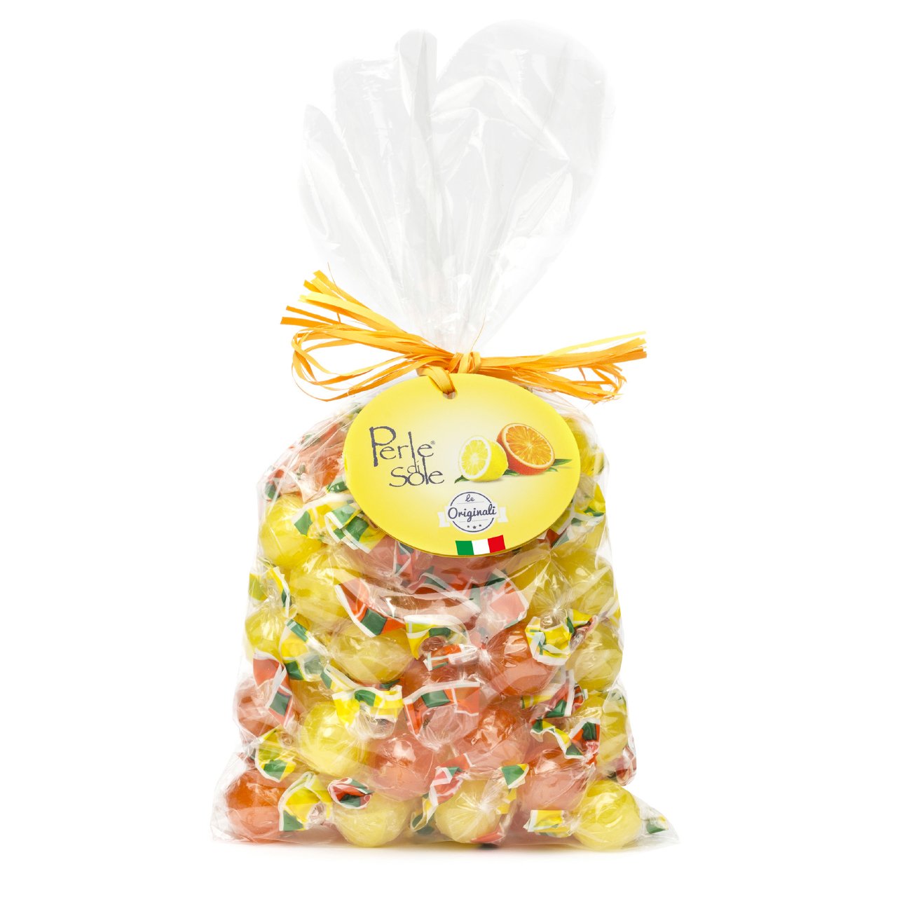 Perle di Sole Assorted Amalfi Lemon & Orange Drops, 17.63 Oz - 500g