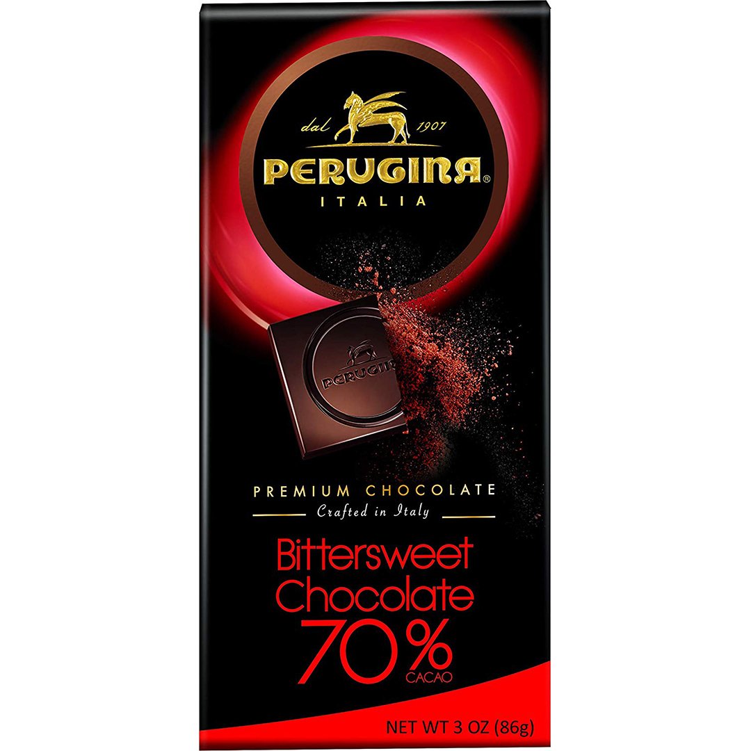 Perugina Bittersweet Chocolate 70% Cacao, 3 oz