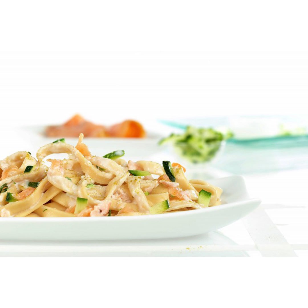 Pirro Pasta Tagliatelle Egg Pasta, Tagliatelle with salmon and walnut sauce