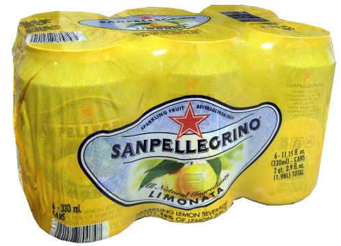 San Pellegrino Limonata FULL CASE 24  x 12 oz, Can