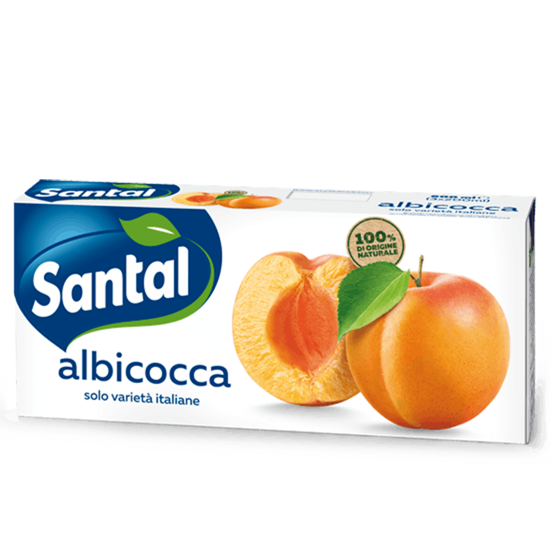 Santal Apricot - Albicocca, 3 x 200 ml