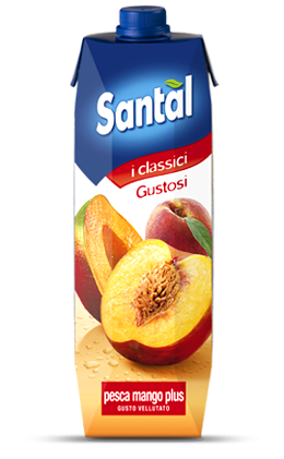 Santal Pesca Mango Plus (Peach Mango Plus) 1000ml