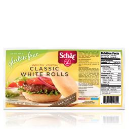 Schar Classic White Rolls  Gluten-free white rolls 10.6 Oz