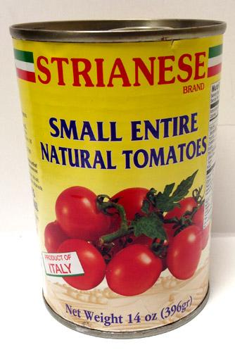 Strianese Small Entire Natural Tomatoes, 14 oz