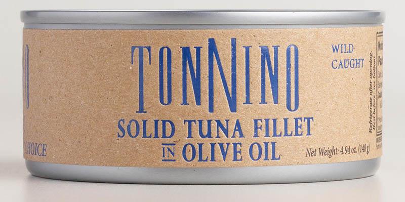 Tonnino Solid Tuna in Olive Oil Can, 4.94 oz.