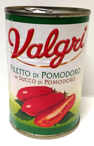 Valgri Filetto di Pomodoro in Succo di Pomodoro, 400g