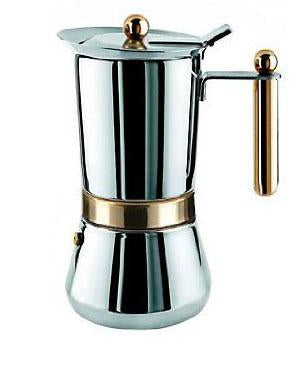 Vev Vigano 6 Cup Italian Moka Electric Espresso Maker